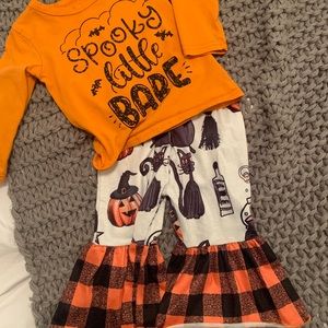 October set with flare pants